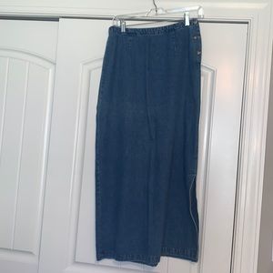 Eddie Bauer Denim Maxi Skirt